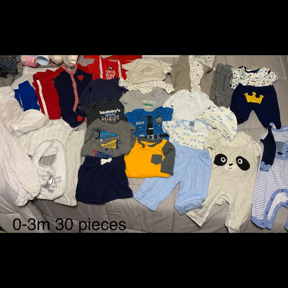 💙INFANT BOY💙 mix clothes bundle 0-3month